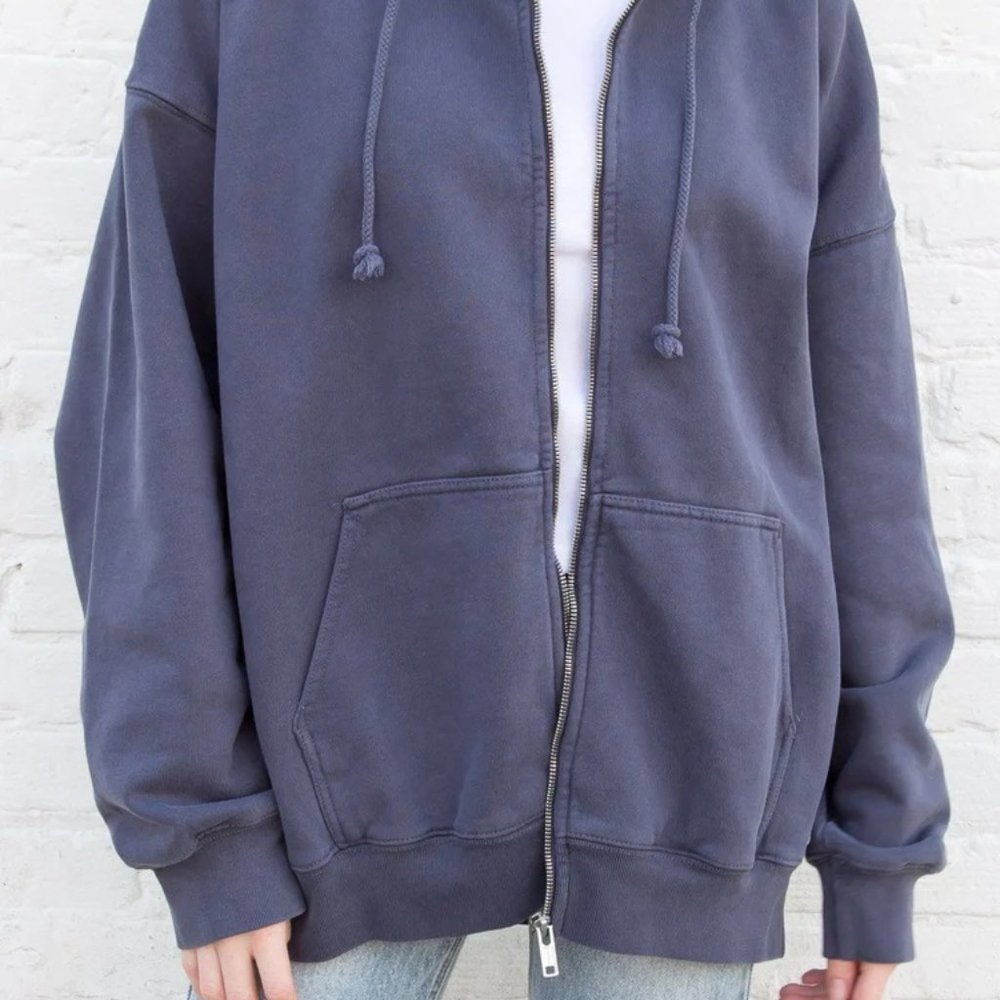 Brandy Melville Blue Christy Hoodie